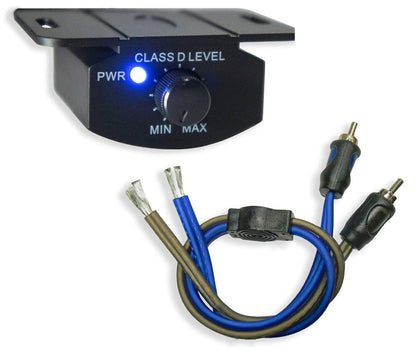 (2) HA-A1500.1 Car Stereo Class D Amp Mono 3000 Watt Subwoofer Amplifier - 1 Ohm Stable - Includes Bass Remote