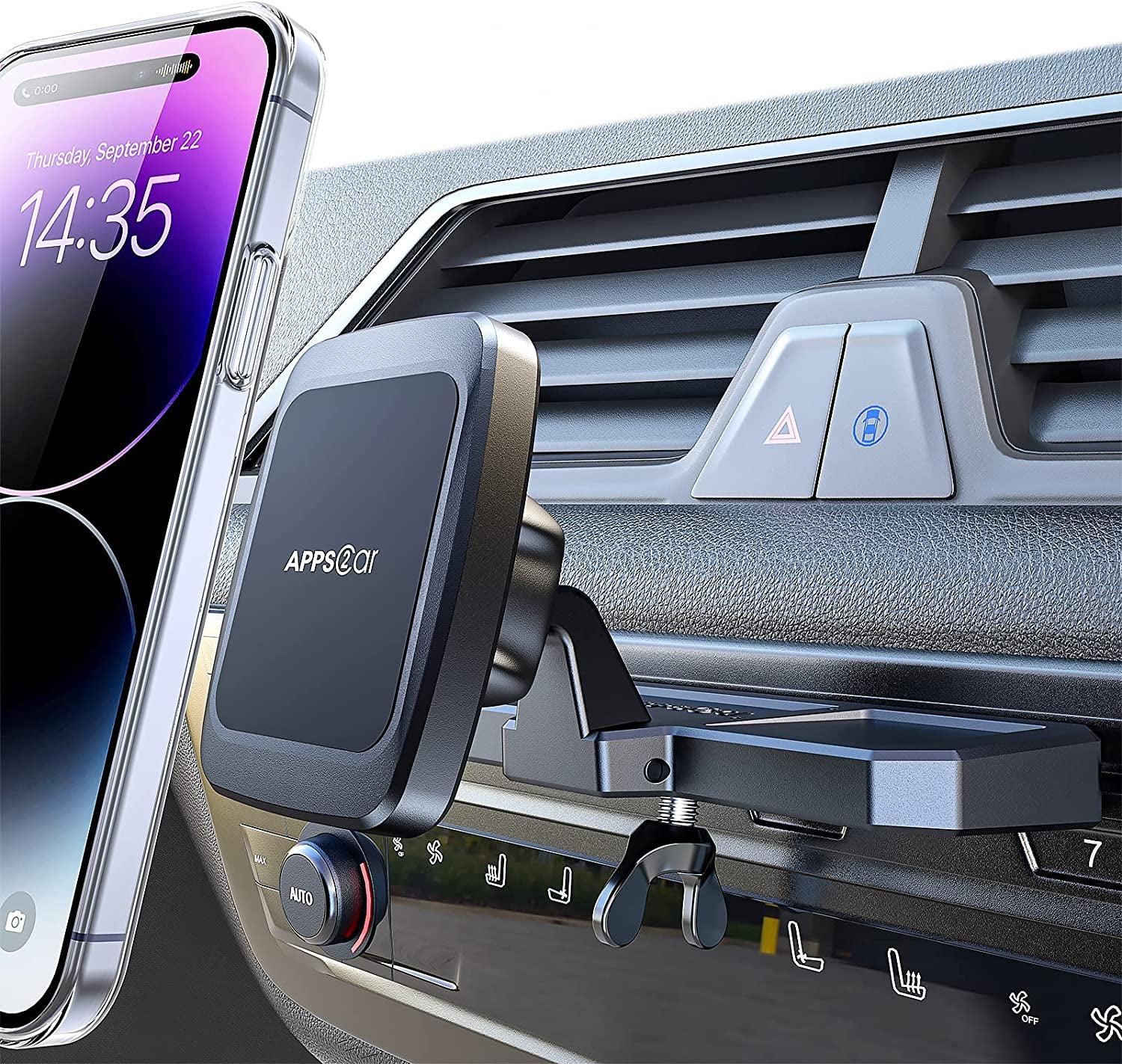 Revolutionary CD Slot Phone Mount - Secure, Magnetic, and 360° Adjustable for Ultimate Convenience