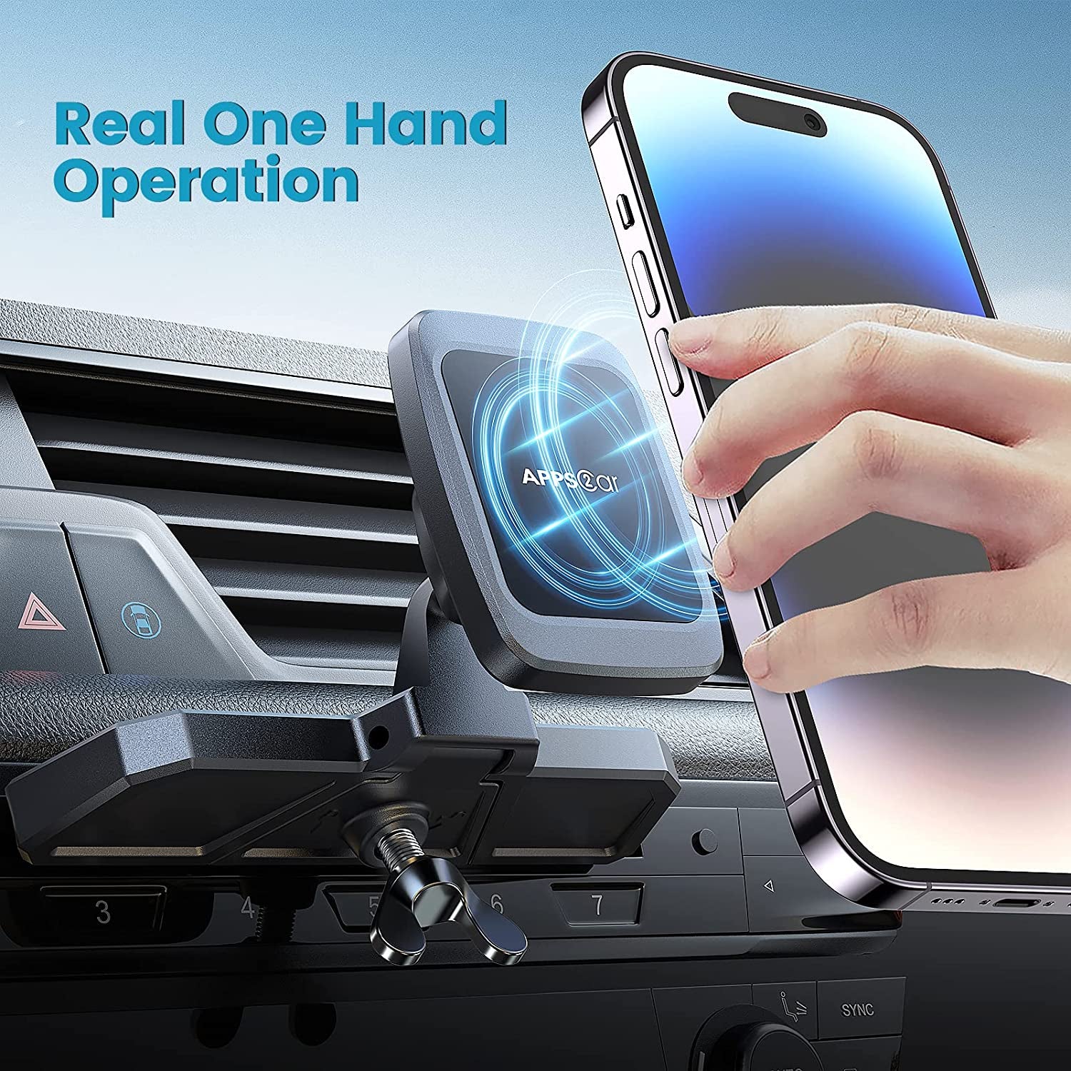 Revolutionary CD Slot Phone Mount - Secure, Magnetic, and 360° Adjustable for Ultimate Convenience