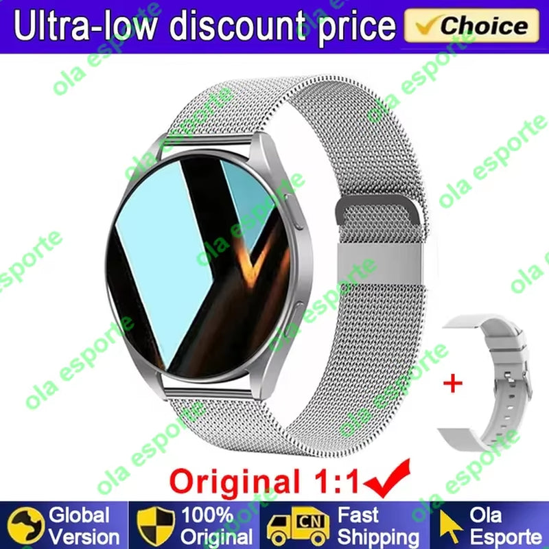 Upgrade Your Lifestyle with the 2024 Samsung Galaxy Watch 7: Smart NFC Technology, Bluetooth Calling, and HD 360° Display for Men and Women