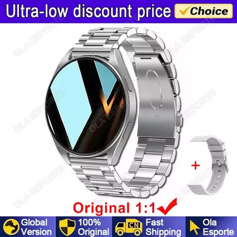 Upgrade Your Lifestyle with the 2024 Samsung Galaxy Watch 7: Smart NFC Technology, Bluetooth Calling, and HD 360° Display for Men and Women