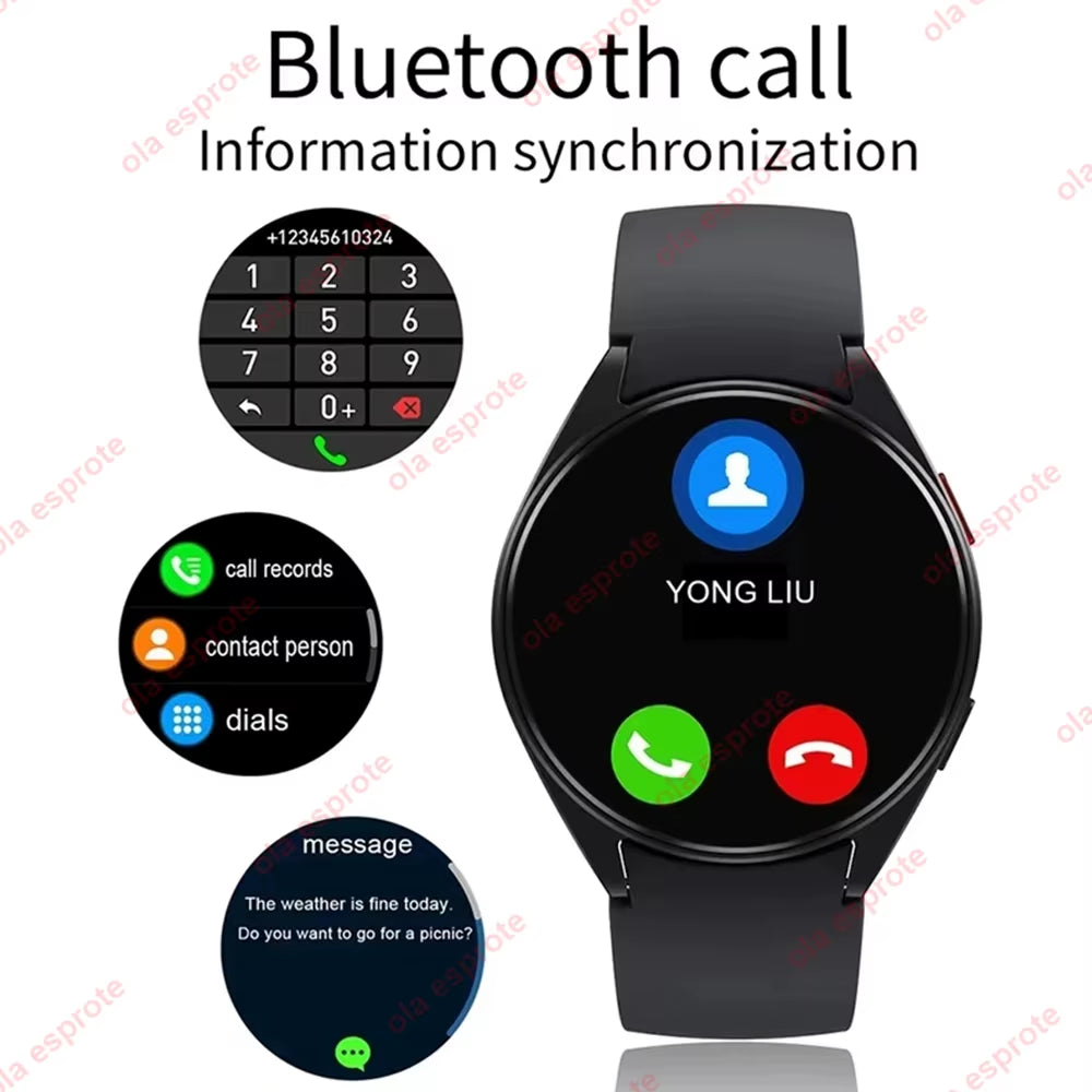 Upgrade Your Lifestyle with the 2024 Samsung Galaxy Watch 7: Smart NFC Technology, Bluetooth Calling, and HD 360° Display for Men and Women