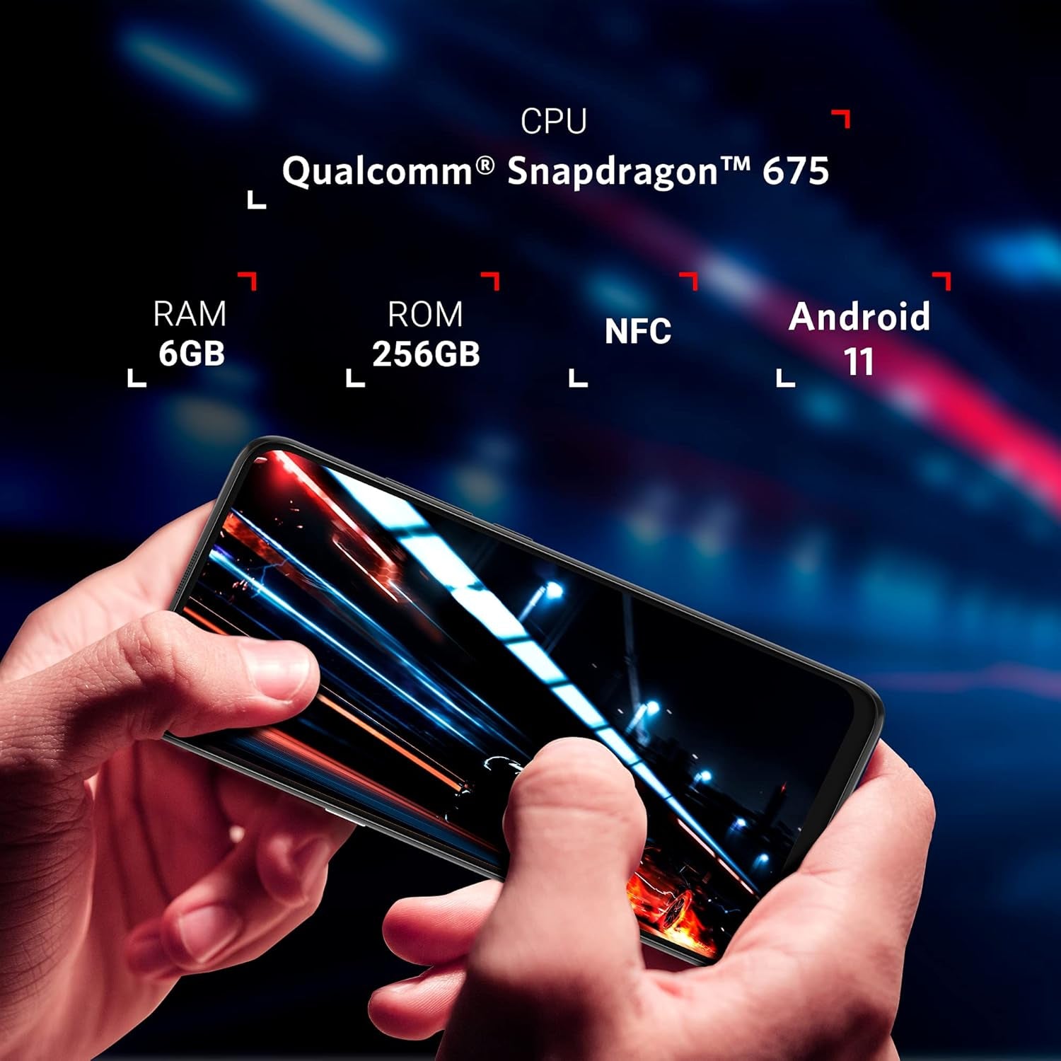 Unlocked Android Smartphone, 256GB+6GB RAM, 48MP Quad Camera, 4000Mah - Verizon compatible