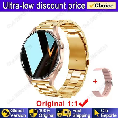 Upgrade Your Lifestyle with the 2024 Samsung Galaxy Watch 7: Smart NFC Technology, Bluetooth Calling, and HD 360° Display for Men and Women